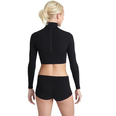 Capezio Women's Team Basics Turtleneck Long Sleeve Top