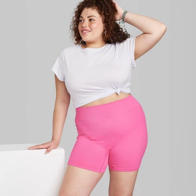 Women's High-Rise Seamless Bike Shorts - Wild Fable™ - Image 9