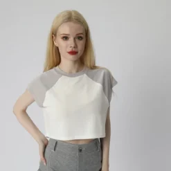 Women's Short Sleeve Cropped Raglan T-Shirt