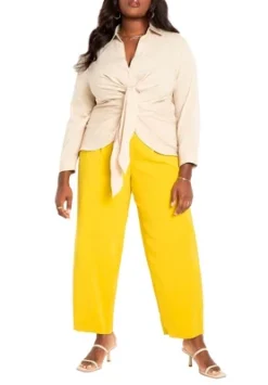 ELOQUII Women’s Plus Size Ankle Pant