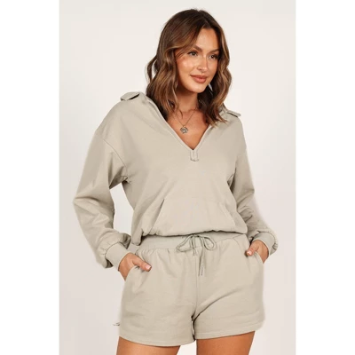 Petal And Pup Womens Jacqui Hooded Romper - Image 9