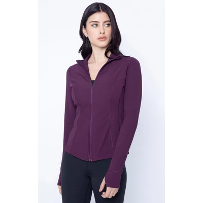 90 Degree By Reflex Interlink Ribbed Princess Seam Performance Jacket - Image 14