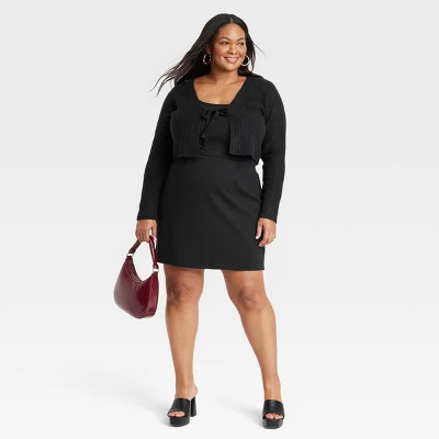 Women's Ponte Mini A-Line Skirt - Ava & Viv™ - Image 2