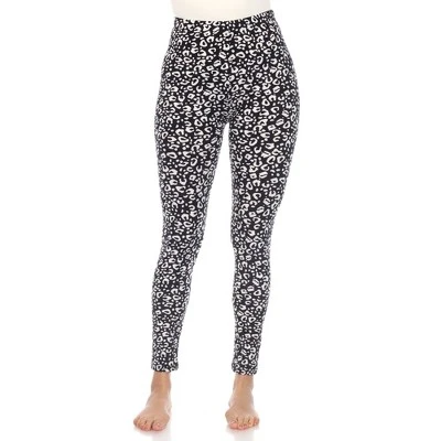 Super Soft Leopard Printed Leggings - White Mark - Image 5