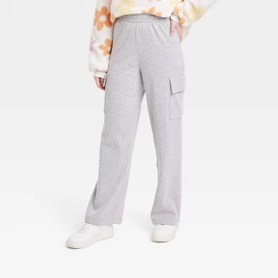 Women's Cargo Graphic Pants - Gray - Image 3