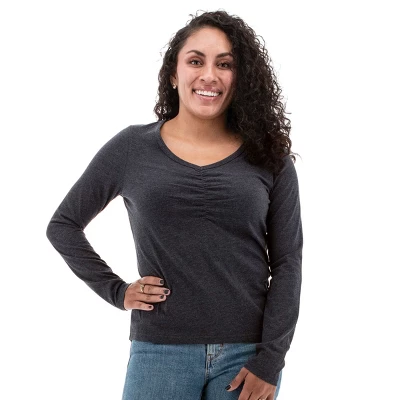 Aventura Clothing Women's Gabrielle Long Sleeve V-Neck T-Shirt - Image 6