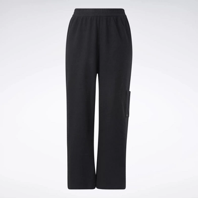 Reebok Classics Reverse Fleece Wide Leg Pants (Plus Size) Womens Athletic Pants - Image 6