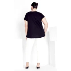 Women's Plus Size Butter Denim Pull On Jean White - Tall | AVENUE