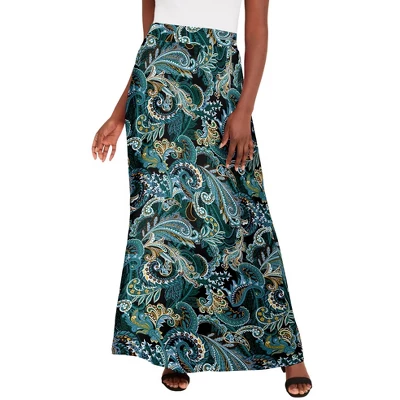 Jessica London Women’s Plus Size Everyday Knit Maxi Skirt - Image 17
