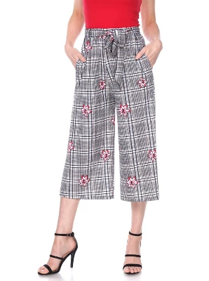 Women's Gaucho Pants - White Mark - Image 3