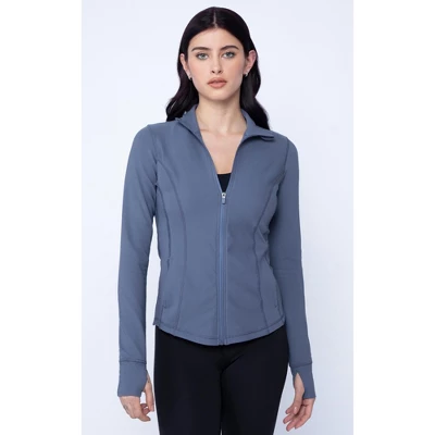 90 Degree By Reflex Interlink Ribbed Princess Seam Performance Jacket - Image 17