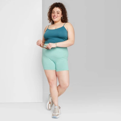 Women's High-Rise Seamless Bike Shorts - Wild Fable™ - Image 3