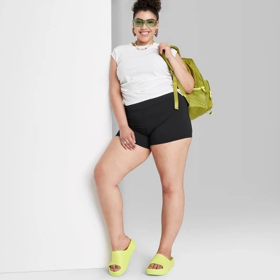 Women's High-Rise Shortie Bike Shorts - Wild Fable™ - Image 3