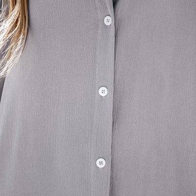 Women's Button Front Mini Shirt Dress - Cupshe - Image 5