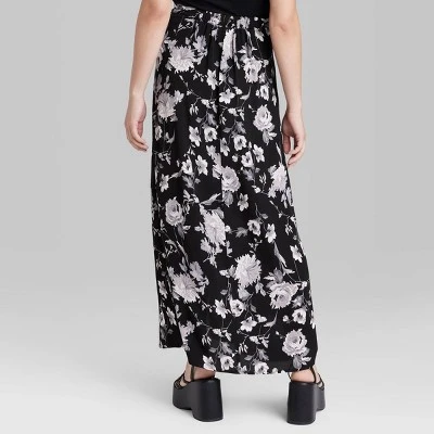 Women's Button-Front Printed Midi Skirt - Wild Fable™ - Image 2