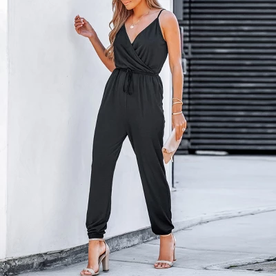Women's Drawstring Jogger Jumpsuit - Cupshe - Image 3