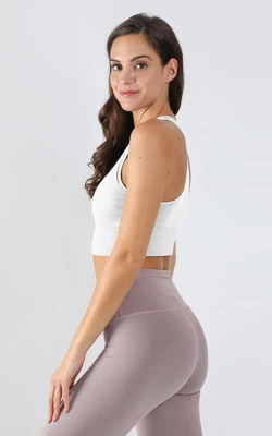 90 Degree By Reflex - Women's High Neck Seamless Racerback Bra - Image 6