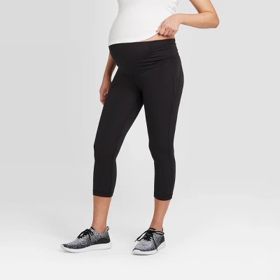 Over Belly Active Capri Maternity Pants - Isabel Maternity By Ingrid & Isabel™ - Image 3