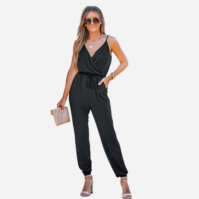 Women's Drawstring Jogger Jumpsuit - Cupshe - Image 4