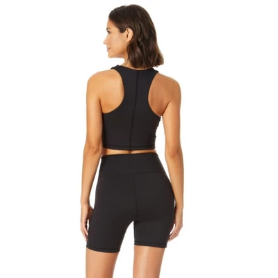 Anne Cole Active - V Neck Crop Top