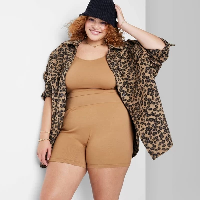 Women's High-Rise Seamless Bike Shorts - Wild Fable™ - Image 6