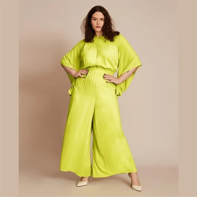 11 Honore Collection Women's Luxurious Woven Statement Jumpsuit - Image 5