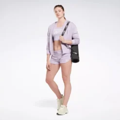 Reebok Identity French Terry Shorts Womens Athletic Shorts