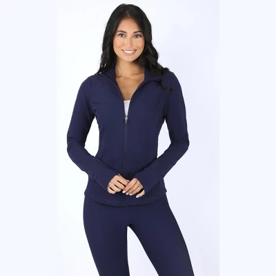 90 Degree By Reflex Interlink Ribbed Princess Seam Performance Jacket - Image 9