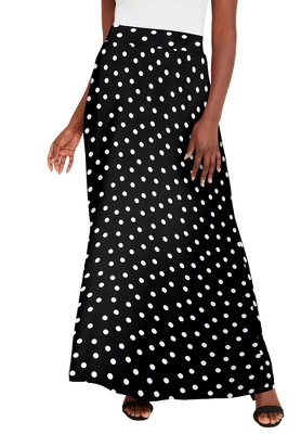 Jessica London Women’s Plus Size Everyday Knit Maxi Skirt - Image 12