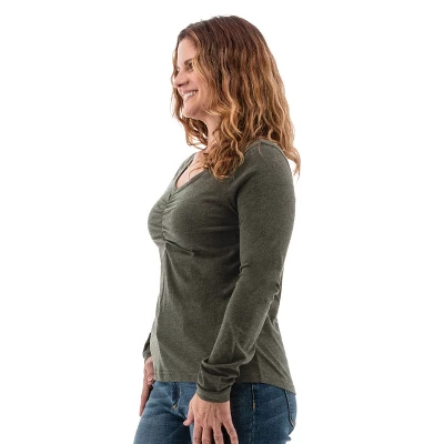 Aventura Clothing Women's Gabrielle Long Sleeve V-Neck T-Shirt - Image 3