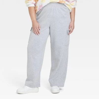 Women's Cargo Graphic Pants - Gray - Image 4