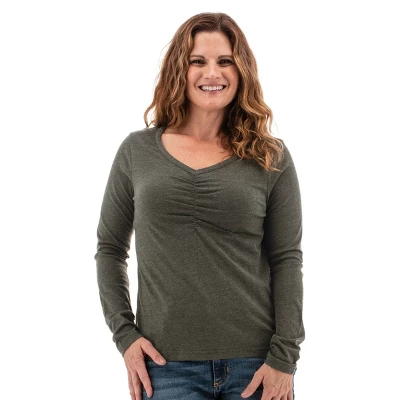 Aventura Clothing Women's Gabrielle Long Sleeve V-Neck T-Shirt - Image 5