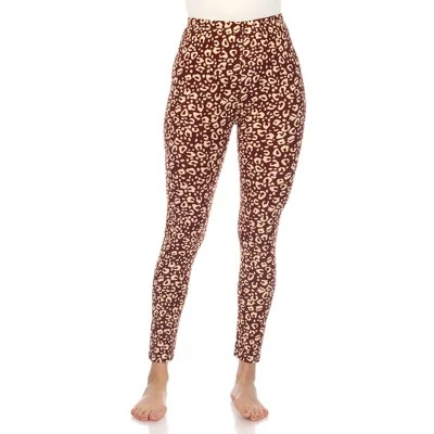 Super Soft Leopard Printed Leggings - White Mark - Image 7