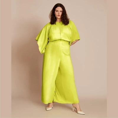 11 Honore Collection Women's Luxurious Woven Statement Jumpsuit - Image 3