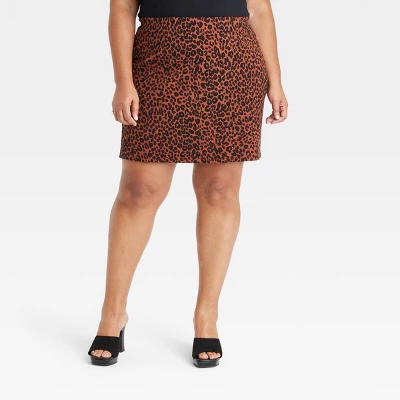 Women's Ponte Mini A-Line Skirt - Ava & Viv™ - Image 4