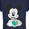 Junior's Mickey & Friends Love The World T-Shirt