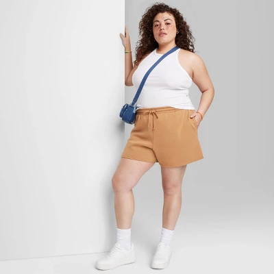 Women's Mid-Rise Pull-On Fleece Shorts - Wild Fable⢠- Image 6