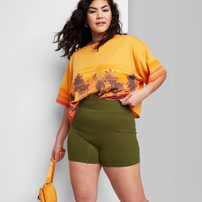 Women's High-Rise Seamless Bike Shorts - Wild Fable™ - Image 8