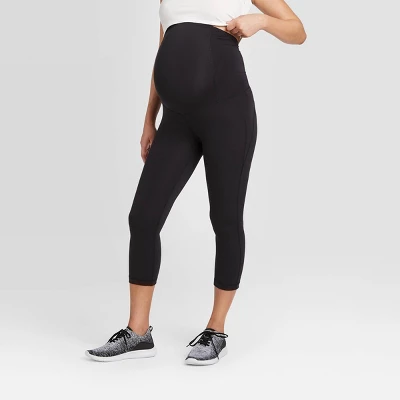 Over Belly Active Capri Maternity Pants - Isabel Maternity By Ingrid & Isabel™ - Image 2