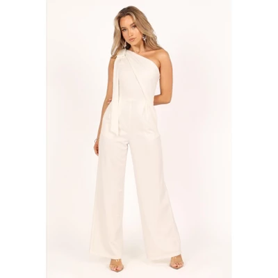 Petal And Pup Womens Sadie One Shoulder Jumpsuit - Image 6