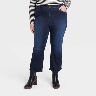 Women's High-Rise Bootcut Jeans - Universal Thread™ Dark Blue - Image 3