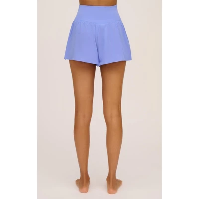 90 Degree By Reflex Womens Woven Crossfire Short With Crossover Waist And Built-in Shorts - Image 2