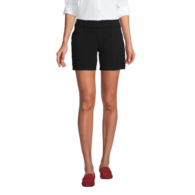 Lands' End Women's Mid Rise Starfish Knit 7" Utility Shorts - Image 6