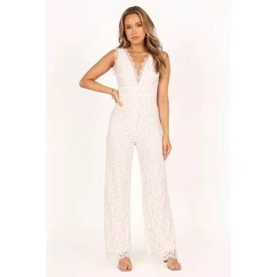 Petal And Pup Womens Eloise Lace Jumpsuit - Image 5