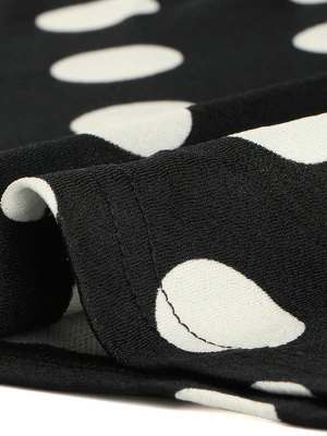 Agnes Orinda Women's Plus Size Polka Dots Elastic Waist Bodycon Skirts - Image 5