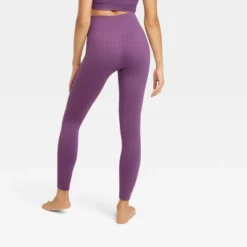 Women's High-Rise Textured Seamless 7/8 Leggings - JoyLab™