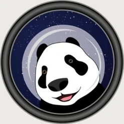 Junior's Design By Humans Cosmopanda By Alpri T-Shirt