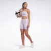 Reebok Yoga Performance Rib Shorts Womens Athletic Shorts