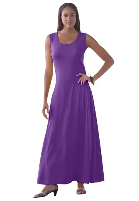 Jessica London Women’s Plus Size Flared Tank Dress - Image 6