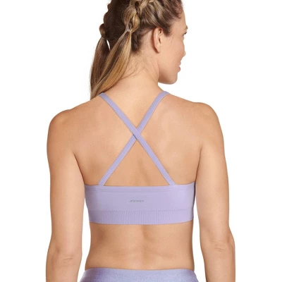 Jockey Women's Seamfree Mid Impact Crossback Cami Strap Sports B